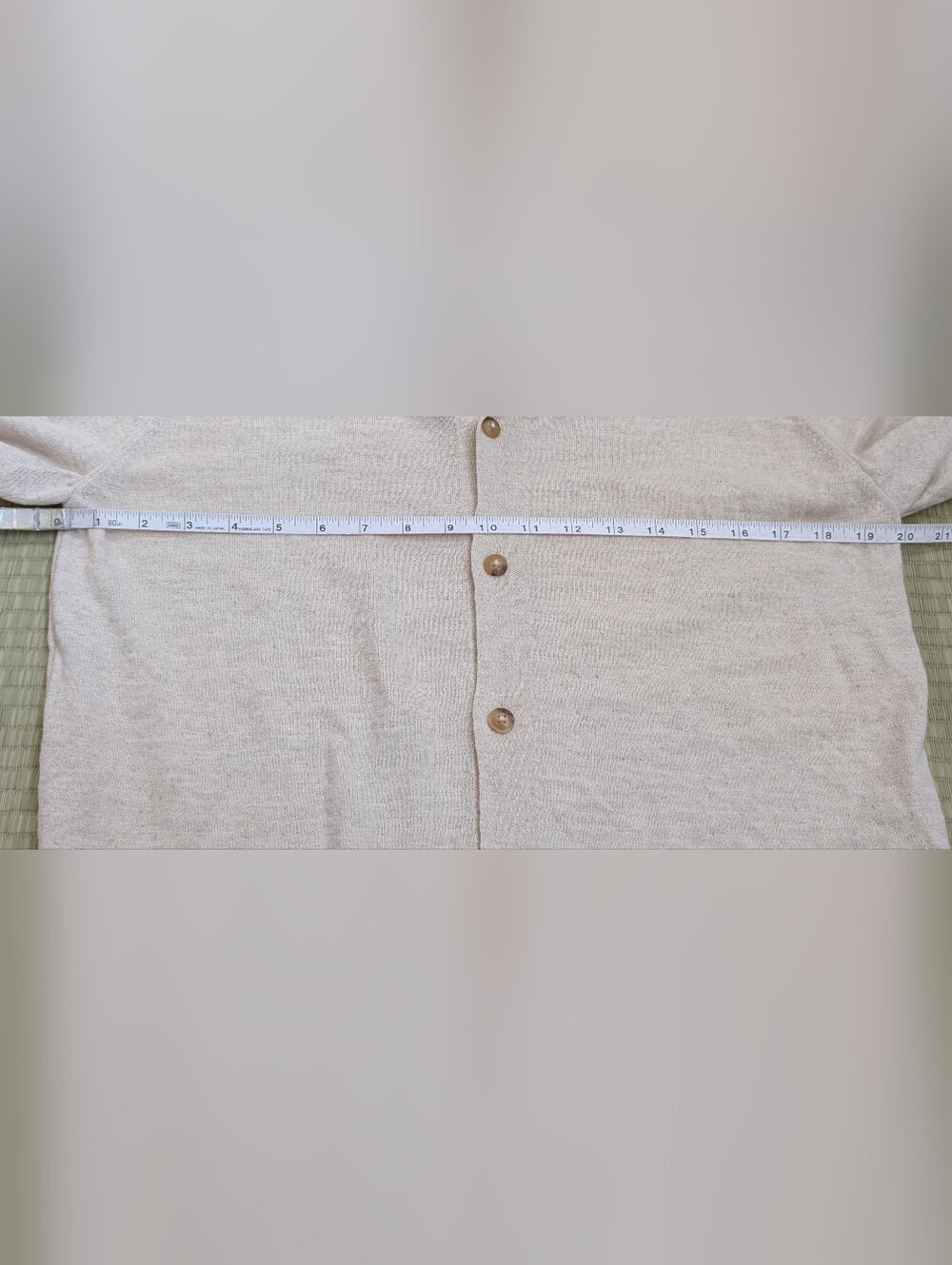 Octobre Editions Jonas Shirt Cotton Linen Ecru Men's Size Small Made in Portugal - Picture 6 of 7